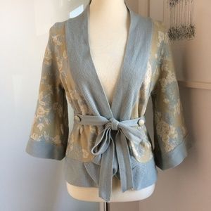 Gorgeous Anthropologie Moth Knit Floral Cardigan
